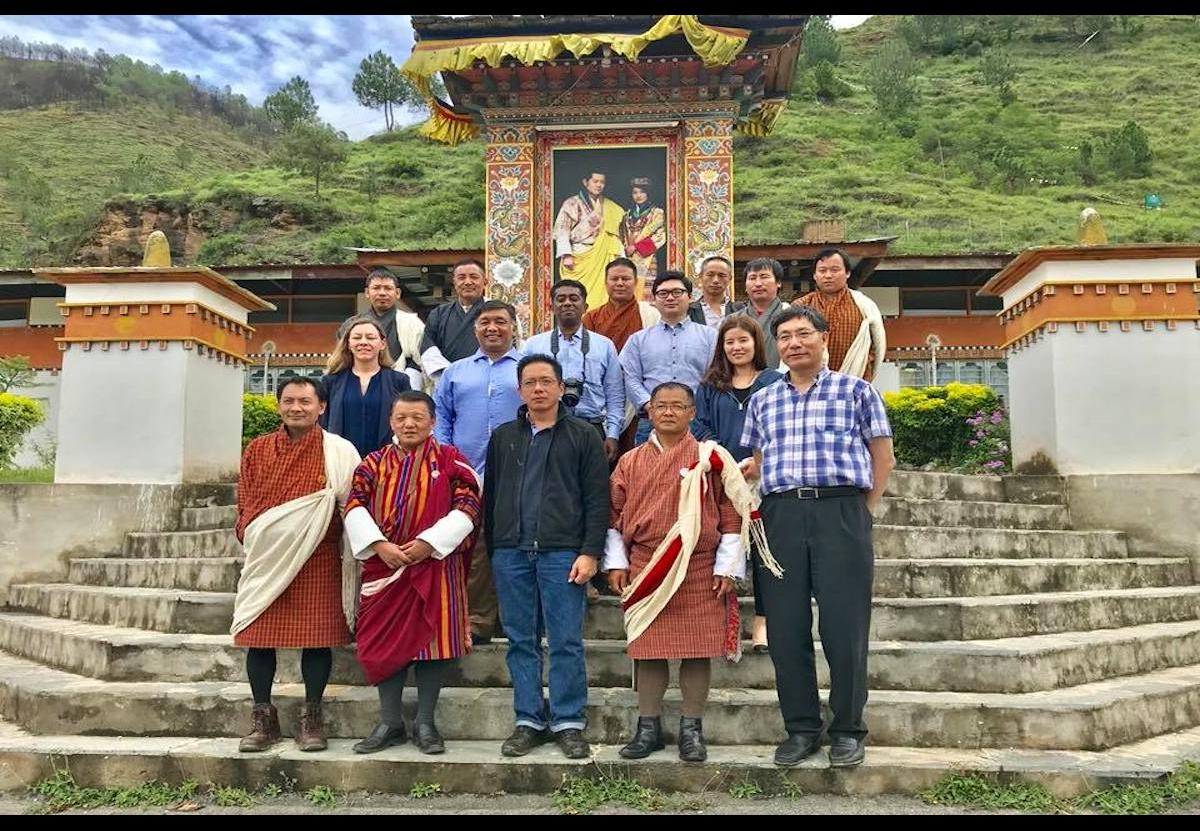 With delegates from Greem Climate fund